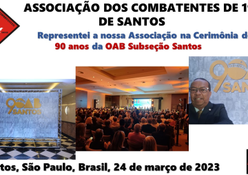90 Anos de OAB Subseção Santos - SP